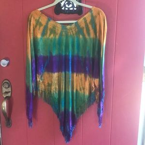 Tie dye Shawl